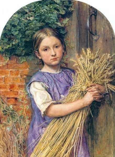 The Good Harvest of 1854 Oil Painting by Charles Allston Collins