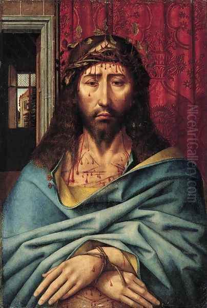 Christ as the Man of Sorrows c. 1500 Oil Painting by Colijn de Coter