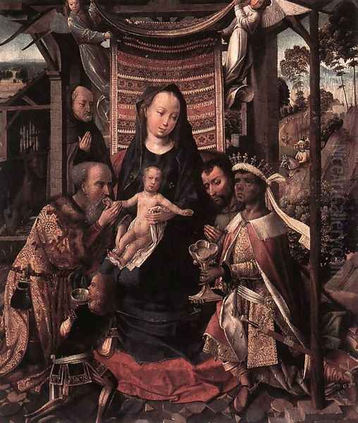 The Adoration of the Magi, Oil Painting by Colijn de Coter