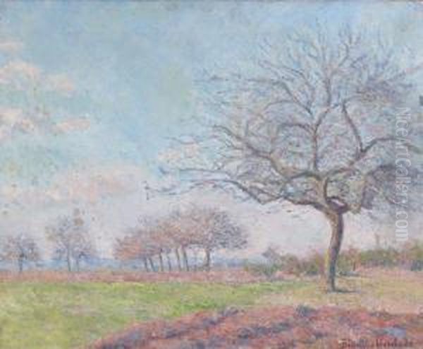 Paysage Aux Arbres Fruitiers Oil Painting by Blanche Hoschede-Monet