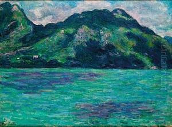 Le Lac Du Bourget Oil Painting by Blanche Hoschede-Monet