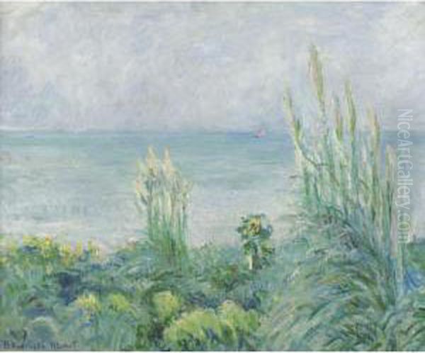 Vue Du Jardin De Belebat Oil Painting by Blanche Hoschede-Monet