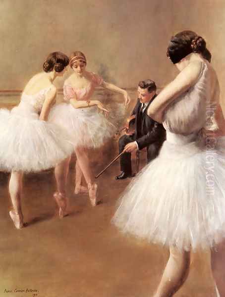 The Ballet Lesson Oil Painting by Pierre Carrier-Belleuse