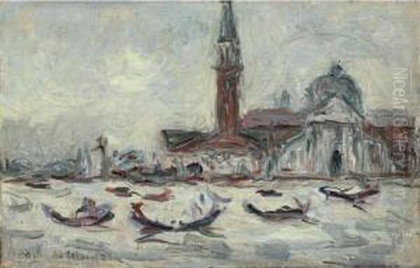 Venise Oil Painting by Blanche Hoschede-Monet