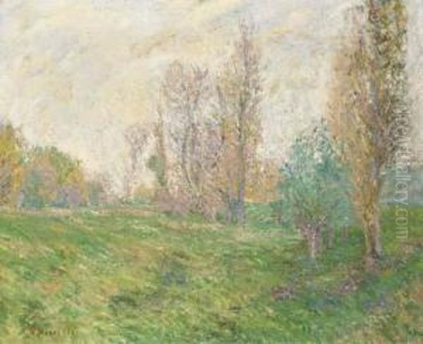 Prairie Pres De Giverny Oil Painting by Blanche Hoschede-Monet