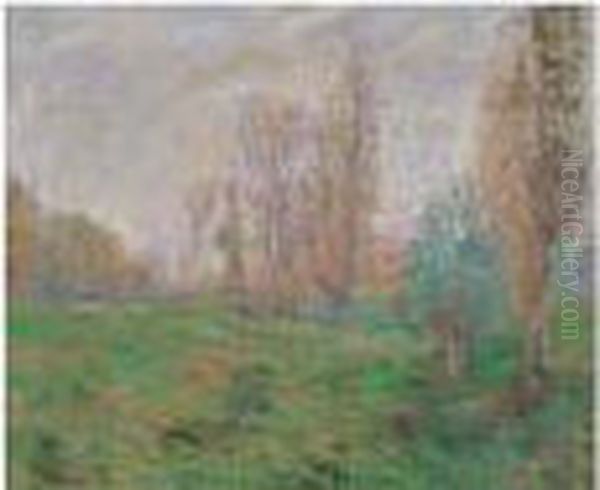 Prairie Pres De Giverny Oil Painting by Blanche Hoschede-Monet