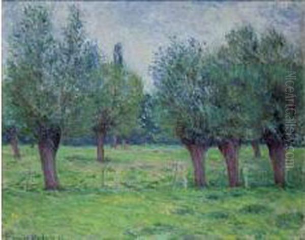 Les Environs De Giverny Oil Painting by Blanche Hoschede-Monet