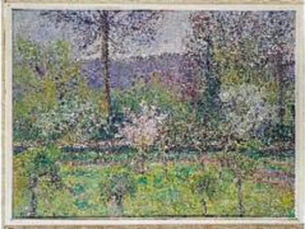 Coin De Jardin Au Printemps Oil Painting by Blanche Hoschede-Monet