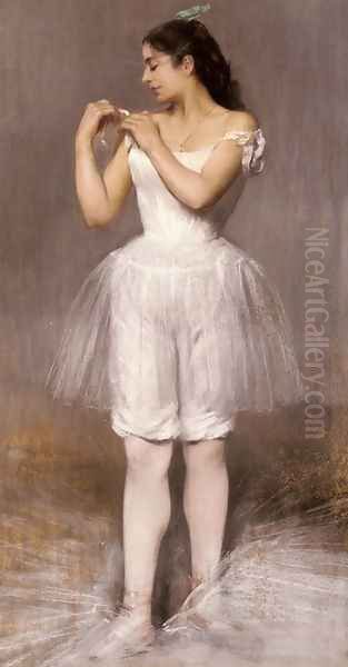 The Ballerina Oil Painting by Pierre Carrier-Belleuse