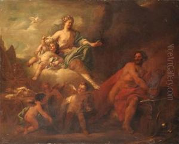 Houbraken, A. Oil Painting by Arnold Houbraken