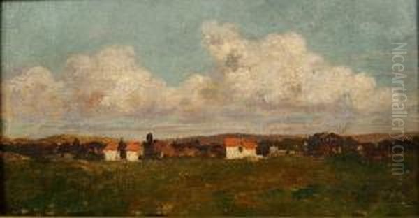 Paysage Oil Painting by Frederic Anatole Houbron