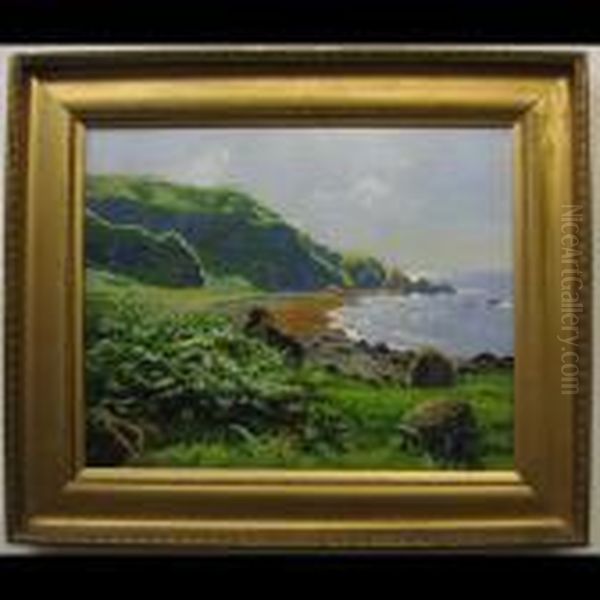 Bennane Bay Near Ballentine Oil Painting by Robert Houston