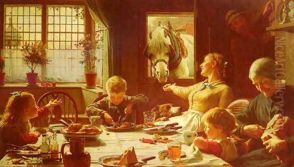 One Of The Family Oil Painting by Frederick George Cotman