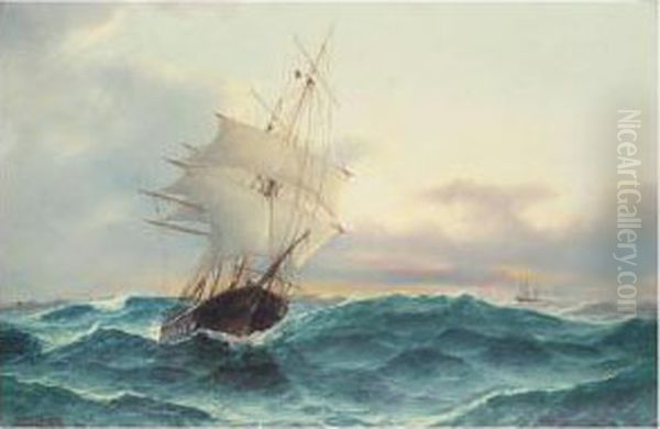 The High Seas Oil Painting by Edward Hoyer