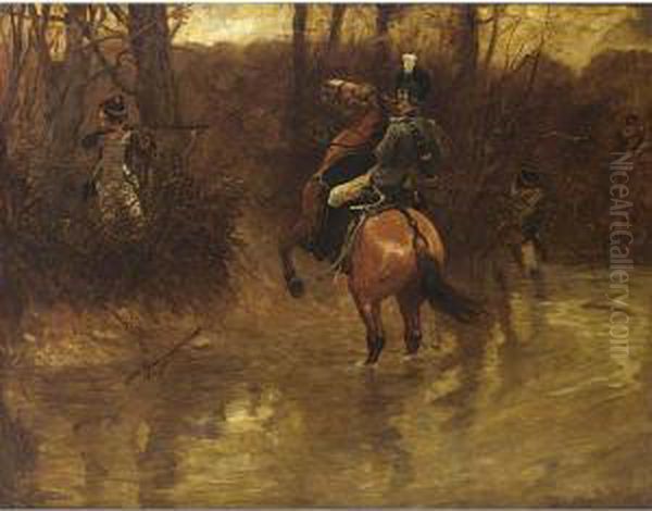 The Ambush Oil Painting by Jan Hoynck Van Papendrecht