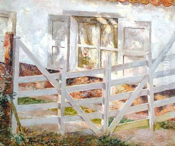 The Gate Oil Painting by Emile Claus