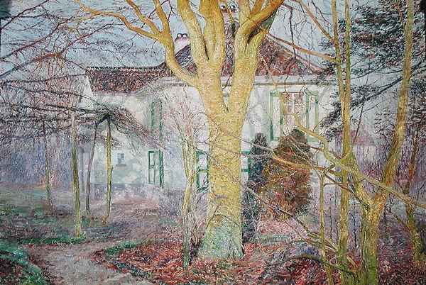 Ray of Sunlight or, Zonneschijn, April 1899 Oil Painting by Emile Claus