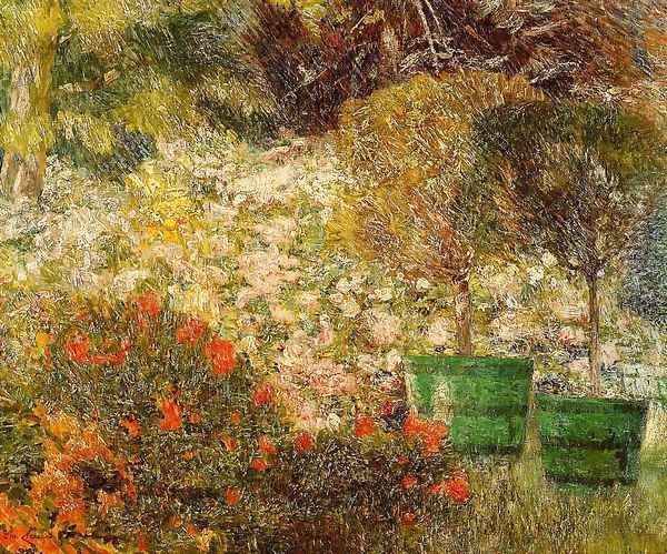 A Corner of My Garden 1901 Oil Painting by Emile Claus