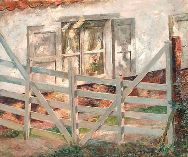 La porte Oil Painting by Emile Claus