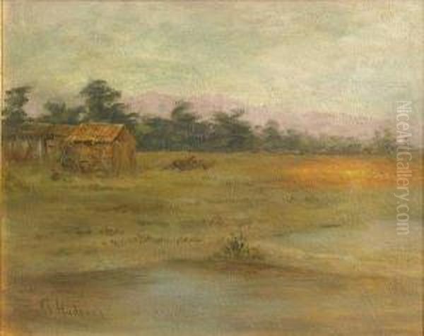 House By A Meadow Oil Painting by Grace Carpenter Hudson