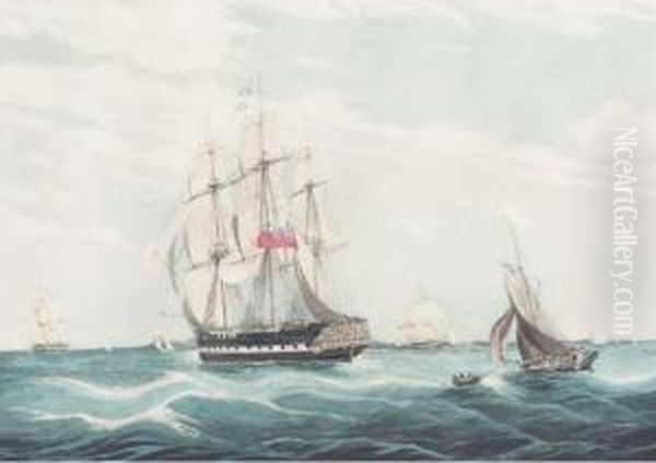 H. C. S. Macqueen Off The Start Oil Painting by William Huggins