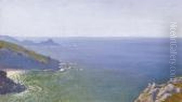 Gurnard's Head From St Ives Oil Painting by Arthur Hughes