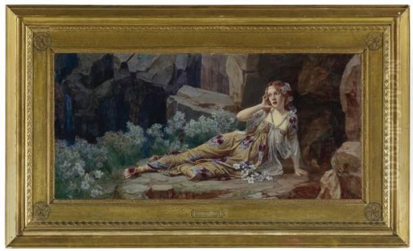 Echo Oil Painting by Talbot Hughes