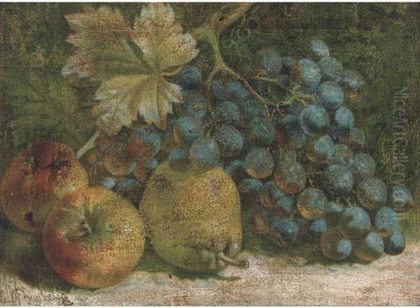 Apples Oil Painting by William Hughes