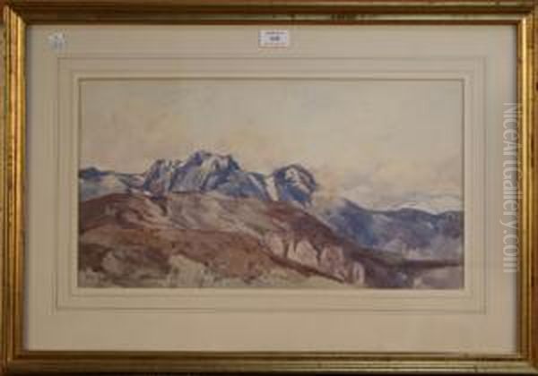 Alpes Maritimes Oil Painting by Herbert Hughes Stanton