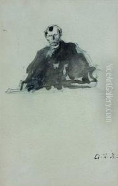 L'avocat Oil Painting by Georges-Victor Hugo