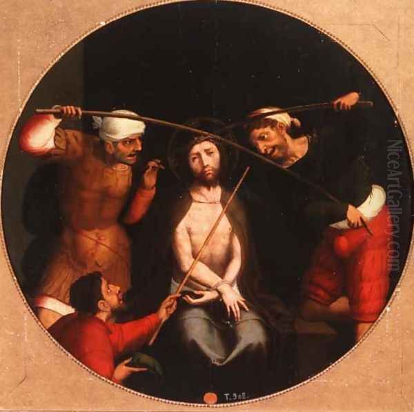 Christ crowned with Thorns Oil Painting by Juan Correa de Vivar