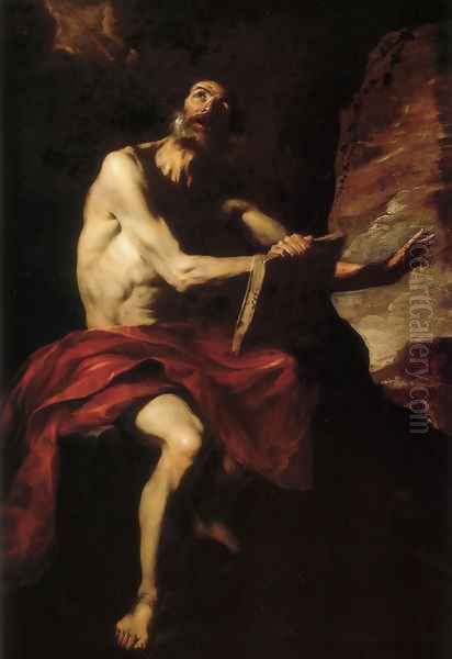 Saint Jerome Oil Painting by Bernardo Cavallino