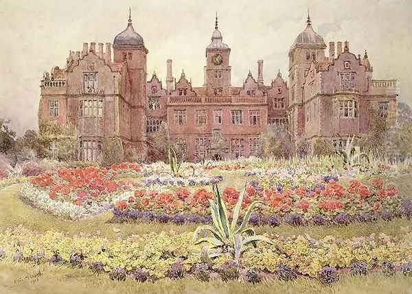 Aston Hall, Birmingham, 1906 Oil Painting by Elizabeth M. Chettle