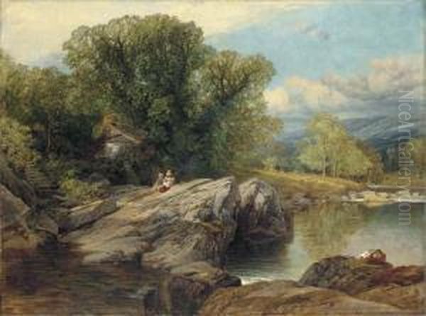 Bettws-y-coed Oil Painting by Frederick William Hulme