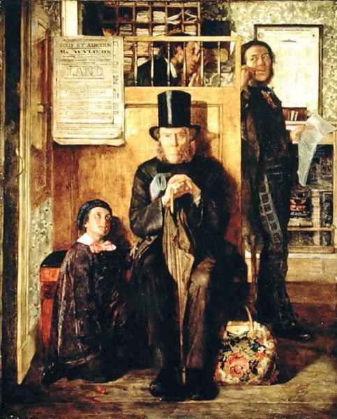 Waiting for Legal Advice, 1857 Oil Painting by James Campbell