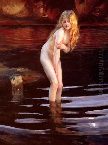 La Baigneuse (The Bather) Oil Painting by Paul Emile Chabas