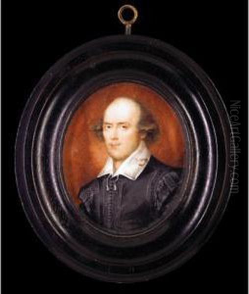 Portrait Of William Shakespeare Oil Painting by Ozias Humphrey