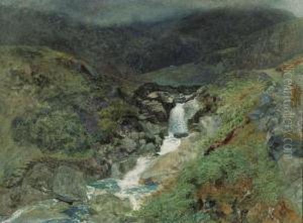 Coniston Old Man, Lake District Oil Painting by Alfred William Hunt