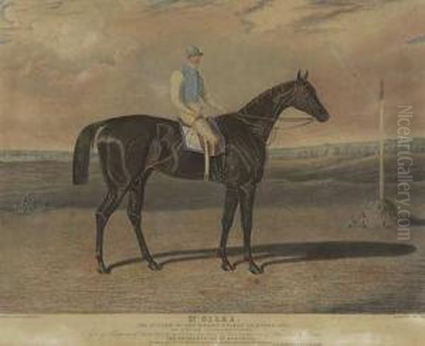 St. Gilles, The Winner Of The Derby Stakes Oil Painting by Charles Hunt