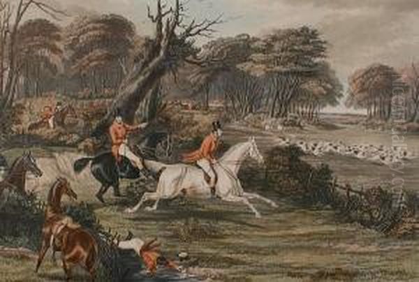 The Young English Fox Hunter Oil Painting by Charles Hunt