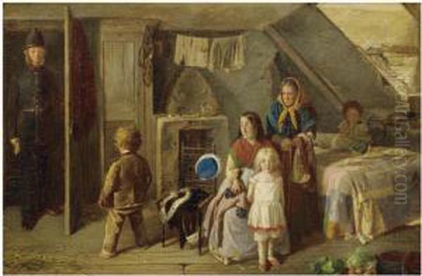 The Stolen Child Oil Painting by Charles Hunt