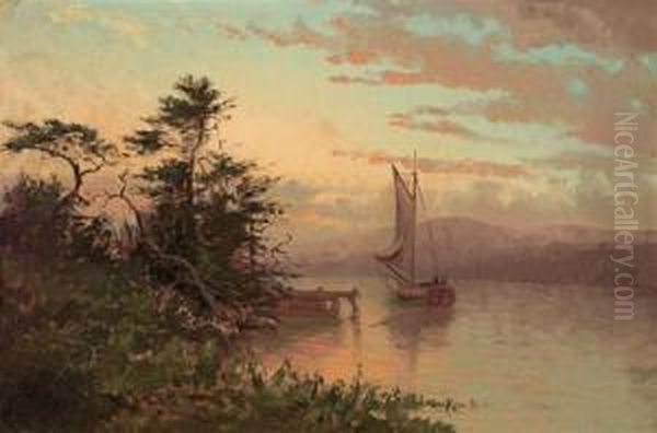 Afternoon Sail Oil Painting by Charles Day Hunt