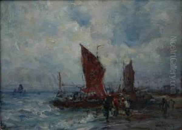 Skoleh Oil Painting by Edward Aubrey Hunt