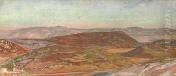 The Plain Of Esdraelon Oil Painting by William Holman Hunt