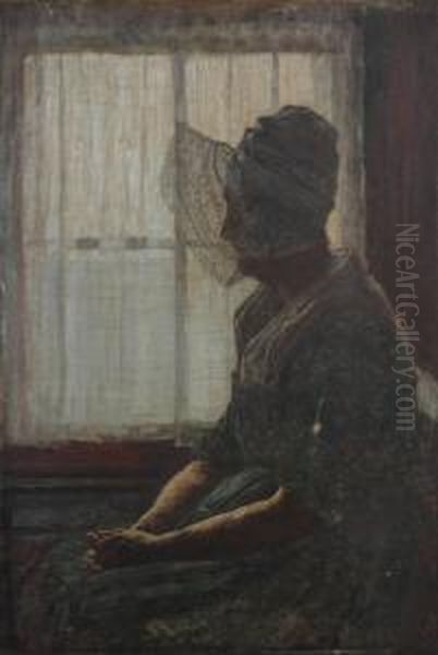 Resting. Oil Painting by George Sherwood Hunter