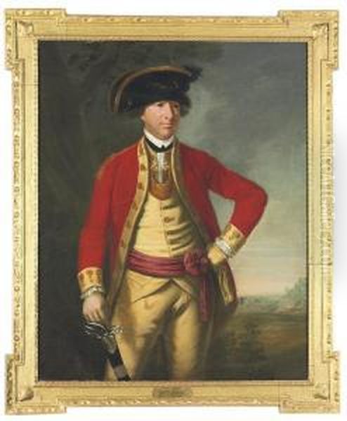 Portrait Of General Eyre Massey Oil Painting by Robert Hunter