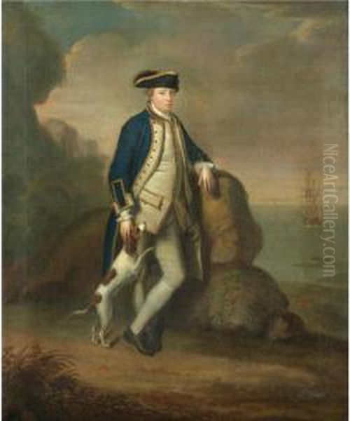 Portrait Of Edward Michael Pakenham, 2nd Baron Longford (1743-1792) Oil Painting by Robert Hunter