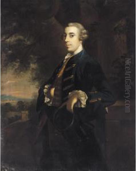 Portrait Of James Fitzgerald, 
20th Earl Of Kildare (1722-1773), Later 1st Duke Of Leinster Oil Painting by Robert Hunter