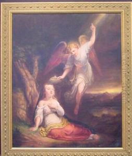 Mercy's Dream Oil Painting by Daniel Huntington