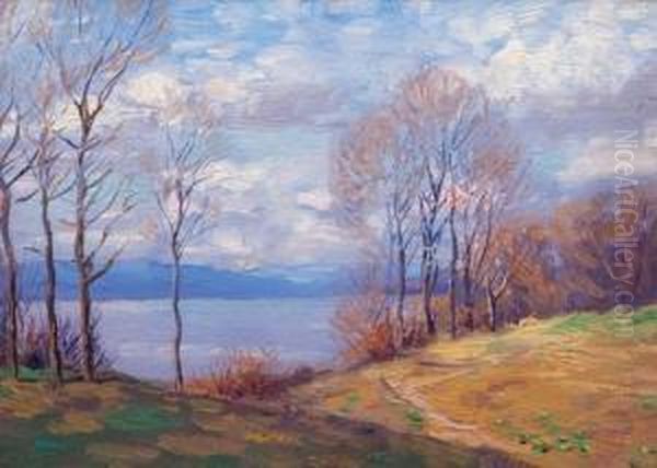 Palisades On The Hudson Oil Painting by Will Hutchins